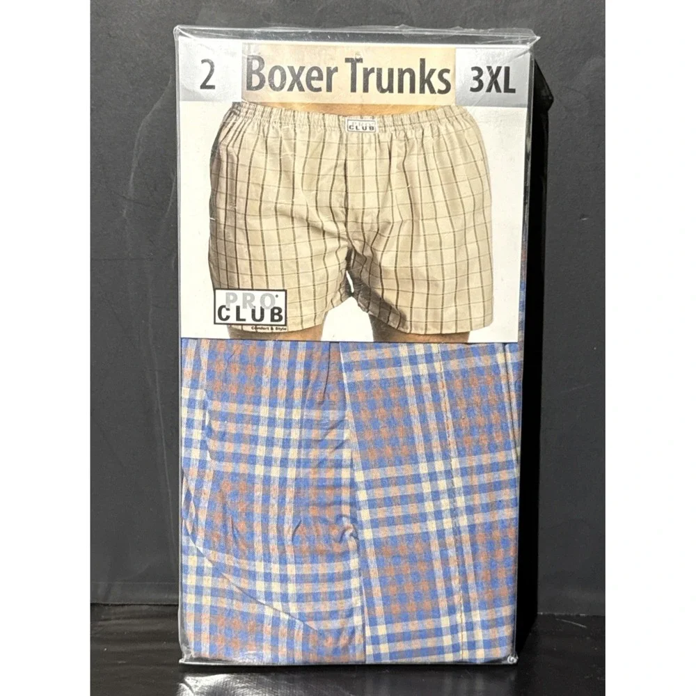 Pack of 2 Pro‎ Club  Men Underwear Boxer Trunks Briefs Shorts 3XL